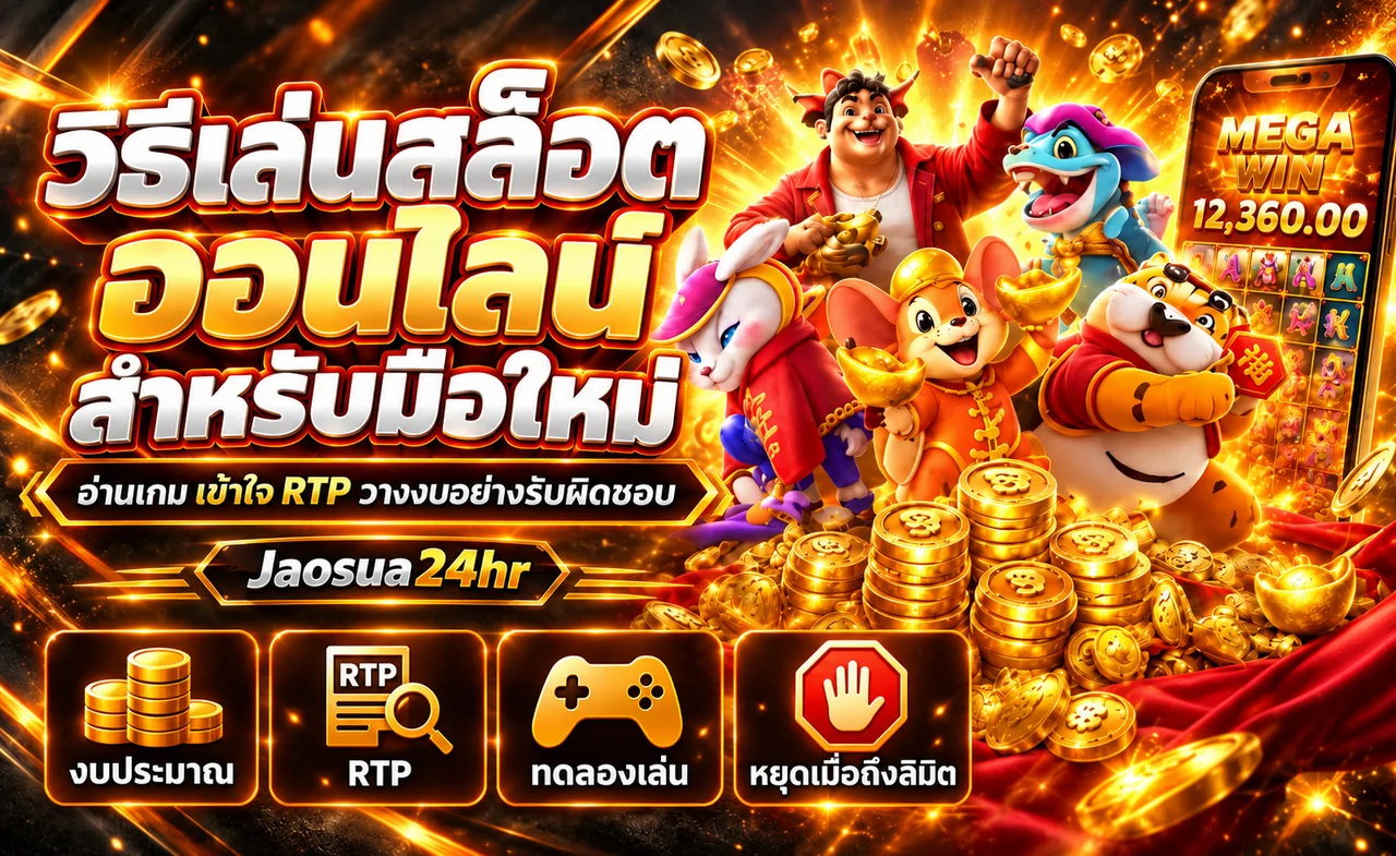 Jaosua24hr วิธีเล่นสล็อตออนไลน์สำหรับมือใหม่